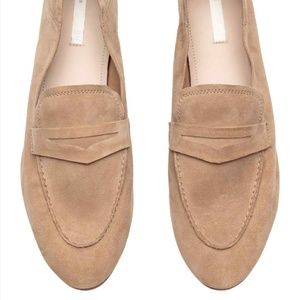 Suede leather loafers beige premium quality H&M